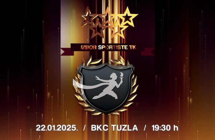 31. Izbor sportiste godine TK, 22. januara u BKC Tuzla